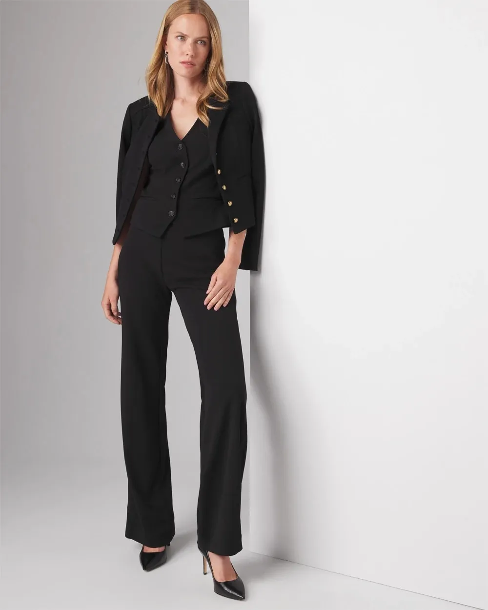 WHBM® Slip On Wide Leg Pant